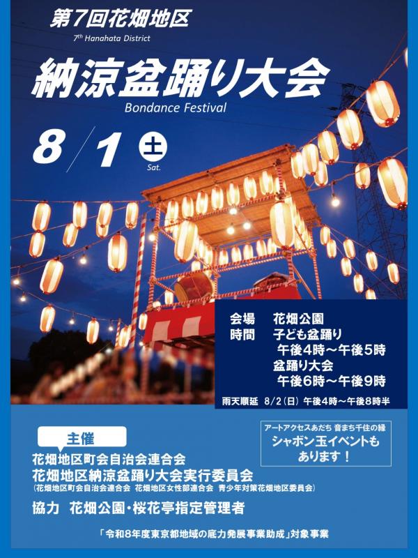 花畑公園のポスター