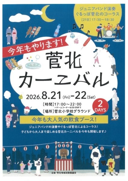 菅北カーニバルのポスター