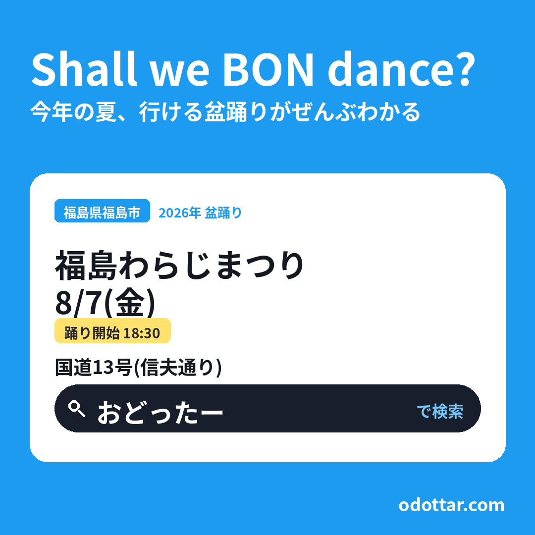 第57回福島わらじまつり